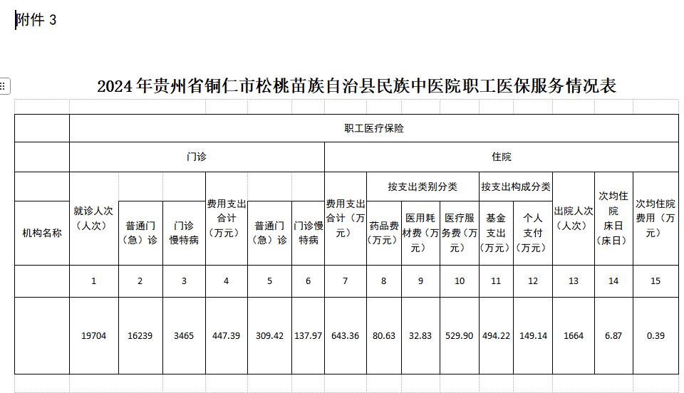 2024年度医疗保障信息披露
