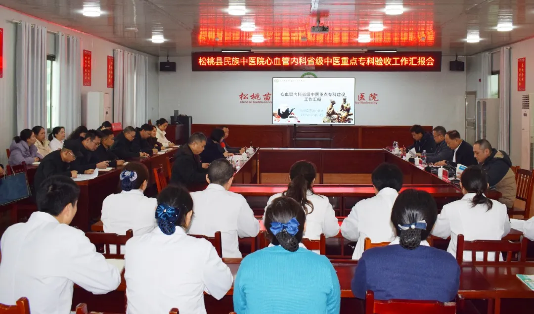 省中医药管理局组织专家组赴松桃县民族中医院开展评审验收工作