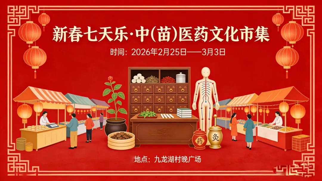 走，赶集去！“新春七天乐·中（苗）医药文化市集”在九龙湖村晚广场开市