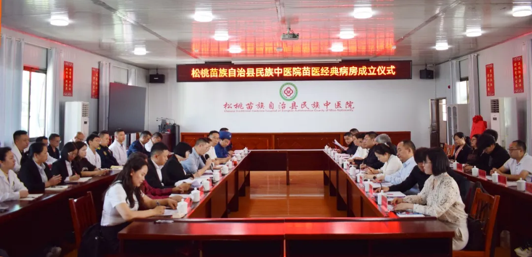 全国首个苗医经典病房在松桃苗族自治县民族中医院成立